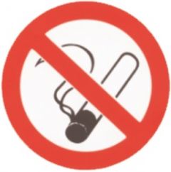 Roken verboden sticker