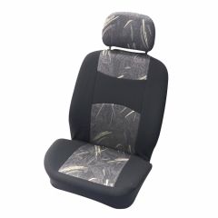 Carpoint 4-delige stoelhoesset Classic grijs
