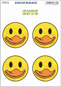 Smily duckface  4st sticker