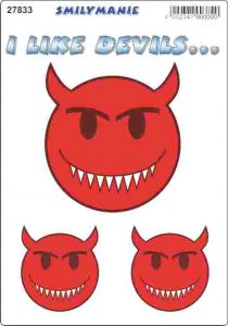 Smiley i like devils.. sticker