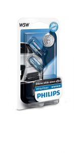 Philips Whitevision W5W set